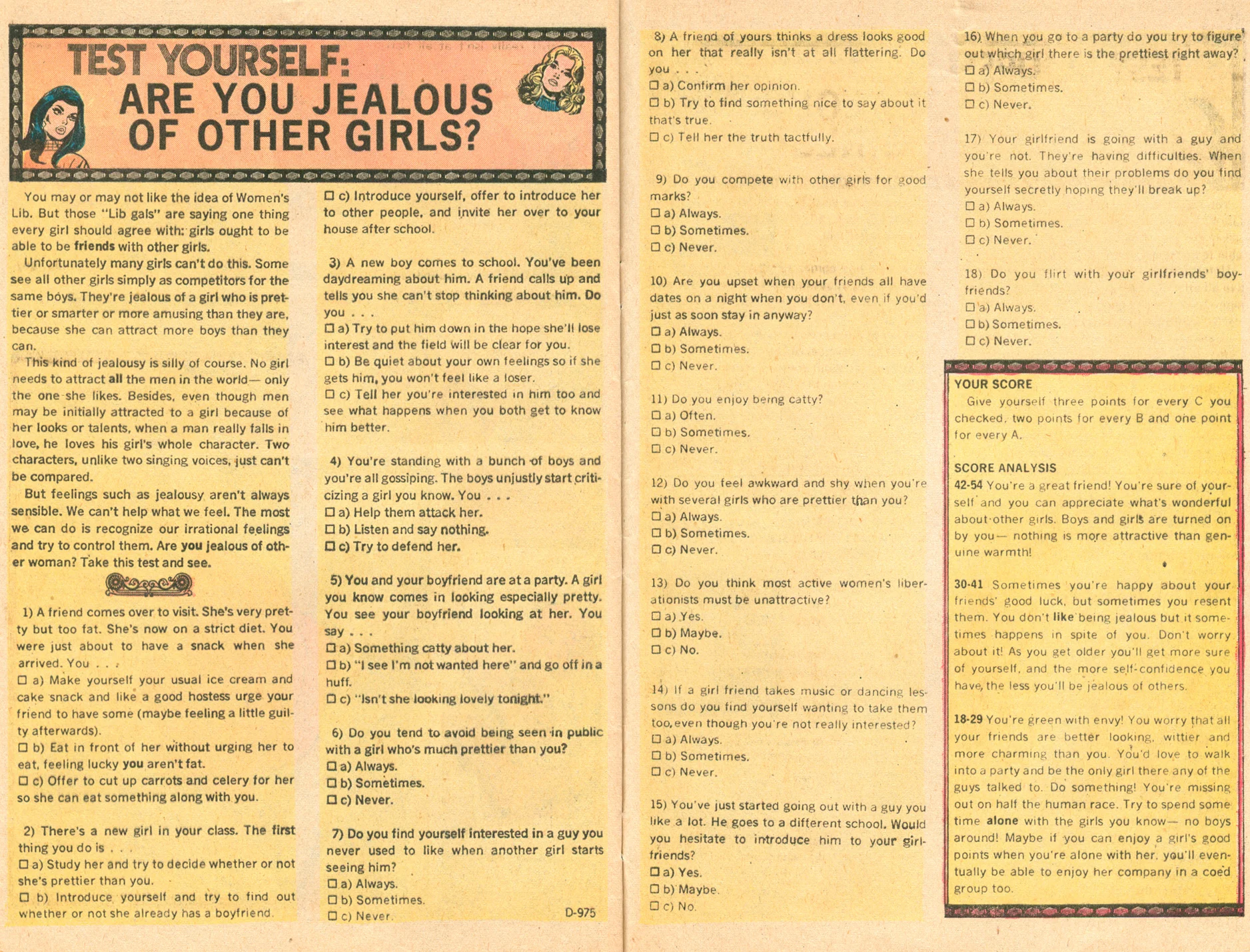 Young Love 99 1970s romance comic books Tony DeZuniga Quiz