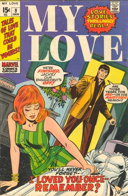 The cover of My Love #9 (January 1970)