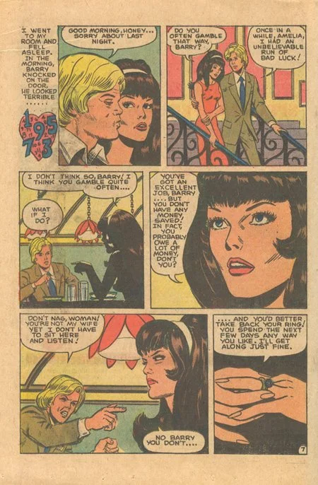 Charlton secret romance comic book Glanzman