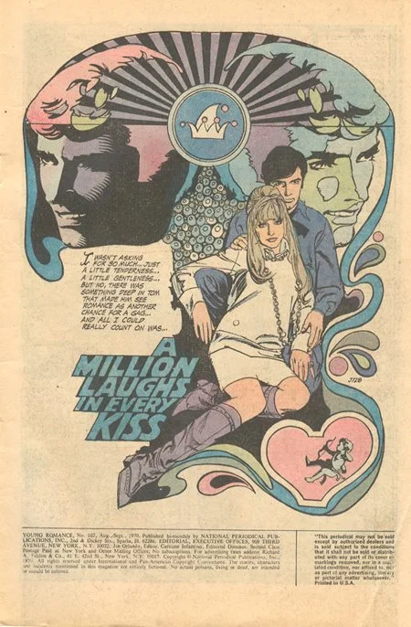 Tony DeZuniga romance story Young Romance DC Comics