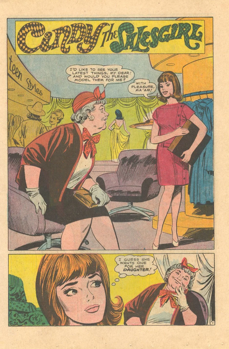 Win Mortimer Secret Hearts romance comic book DC