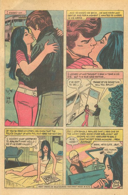 Winslow Mortimer known for his Superman and Batman covers also drew a ton of romance! Young Romance #206 (July/August 1975)
