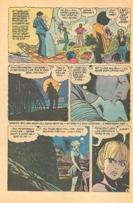 Alex Toth's creative genius is evident even in his romance work. Secret Hearts #143 (April 1970)