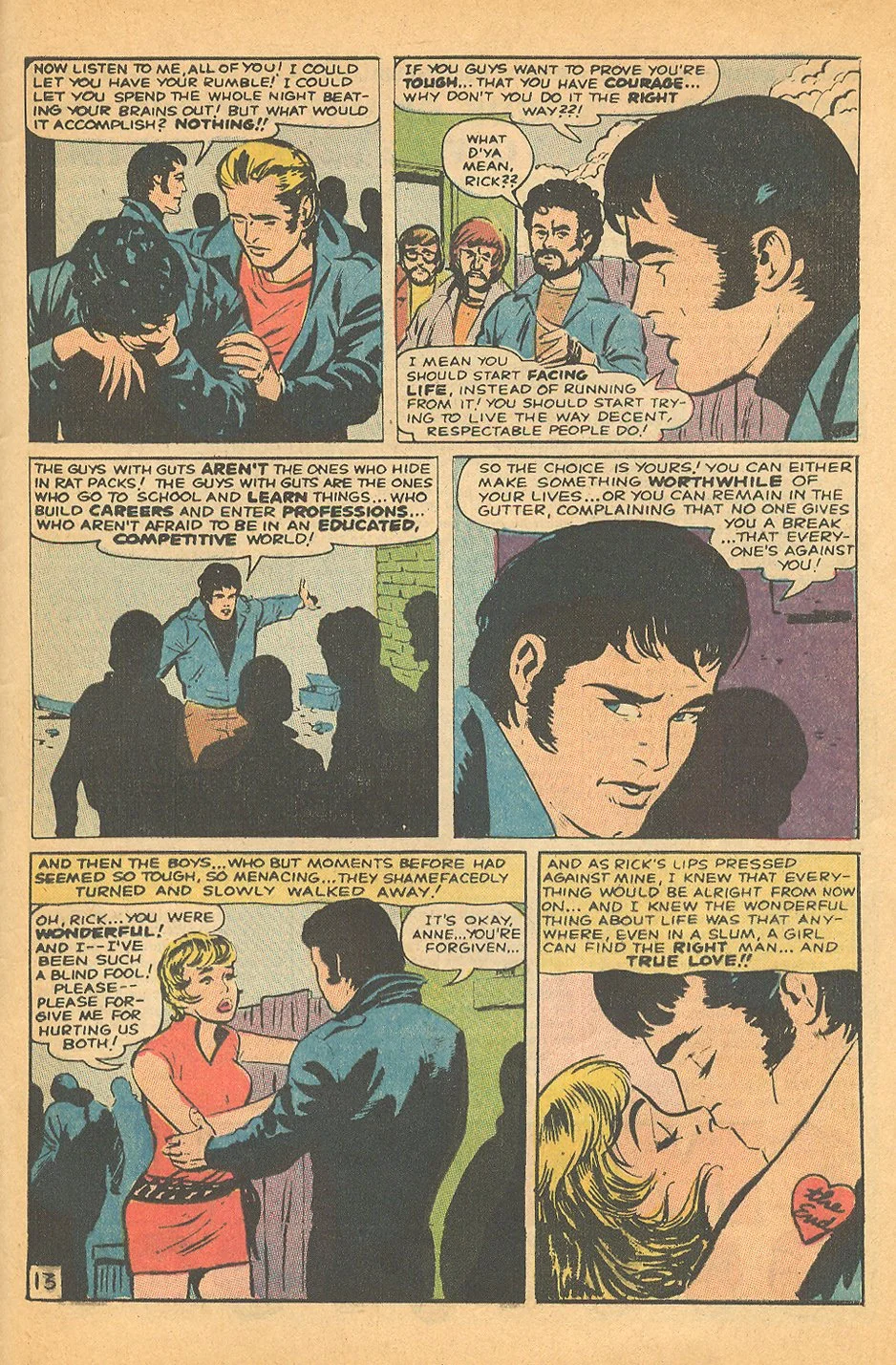 Vintage romance comic books Marvel Comics