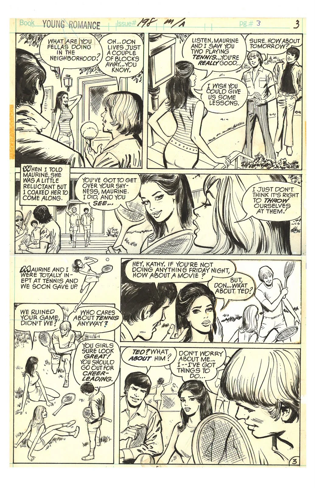 Original art Win Mortimer Jacque Nodell Sequential Crush