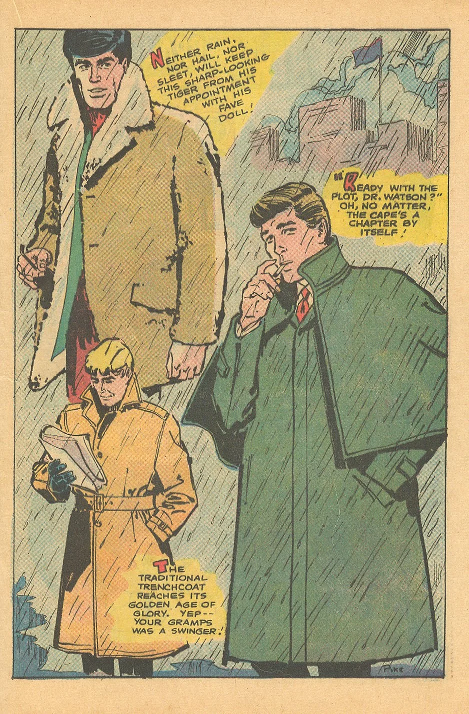 "Yep -- your gramps was a swinger!"