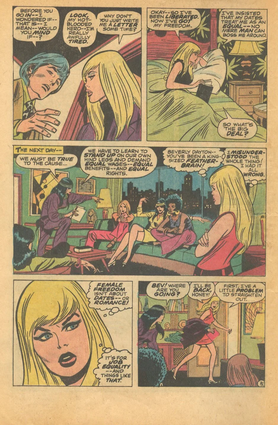 "No Man is My Master" from My Love #10 (March 1971