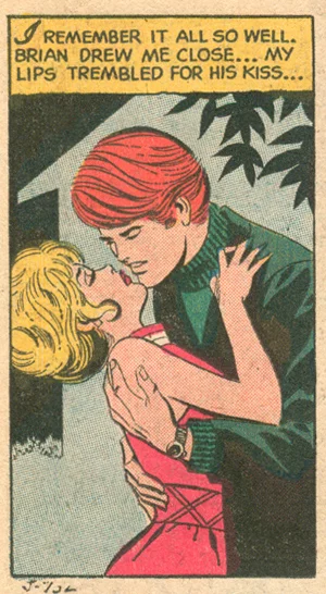 "Make Love to Me!" Girls' Love Stories #177 (April/May 1973) Pencils: Art Saaf, Inks: Jack Abel