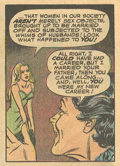 Falling in Love Women's Movement Romance Comic Book DC Comics 1970s