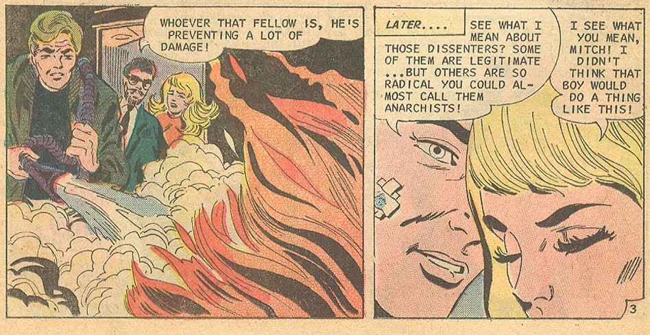 Hippy and the Cop Charlton Comics