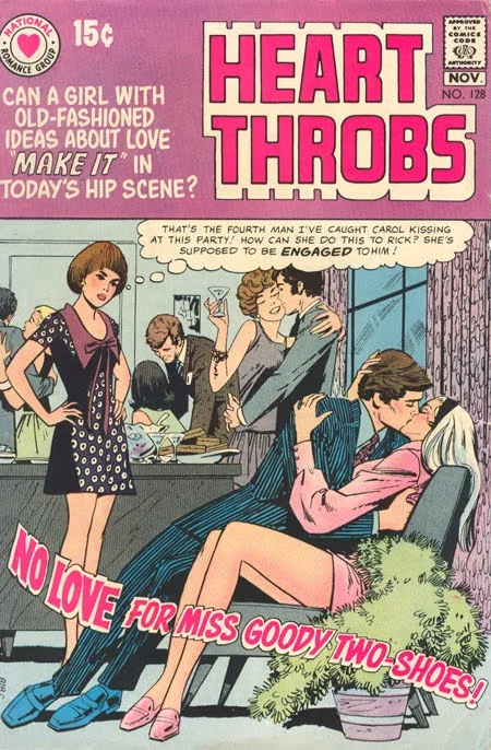 George Tuska romance comic book artist Heart Throbs DC Comics