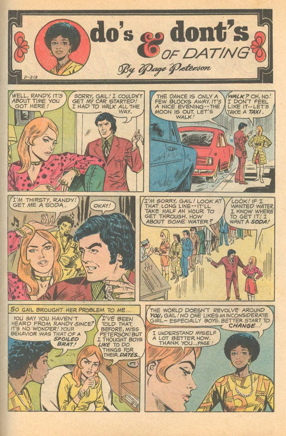 Dating advice romance comic books