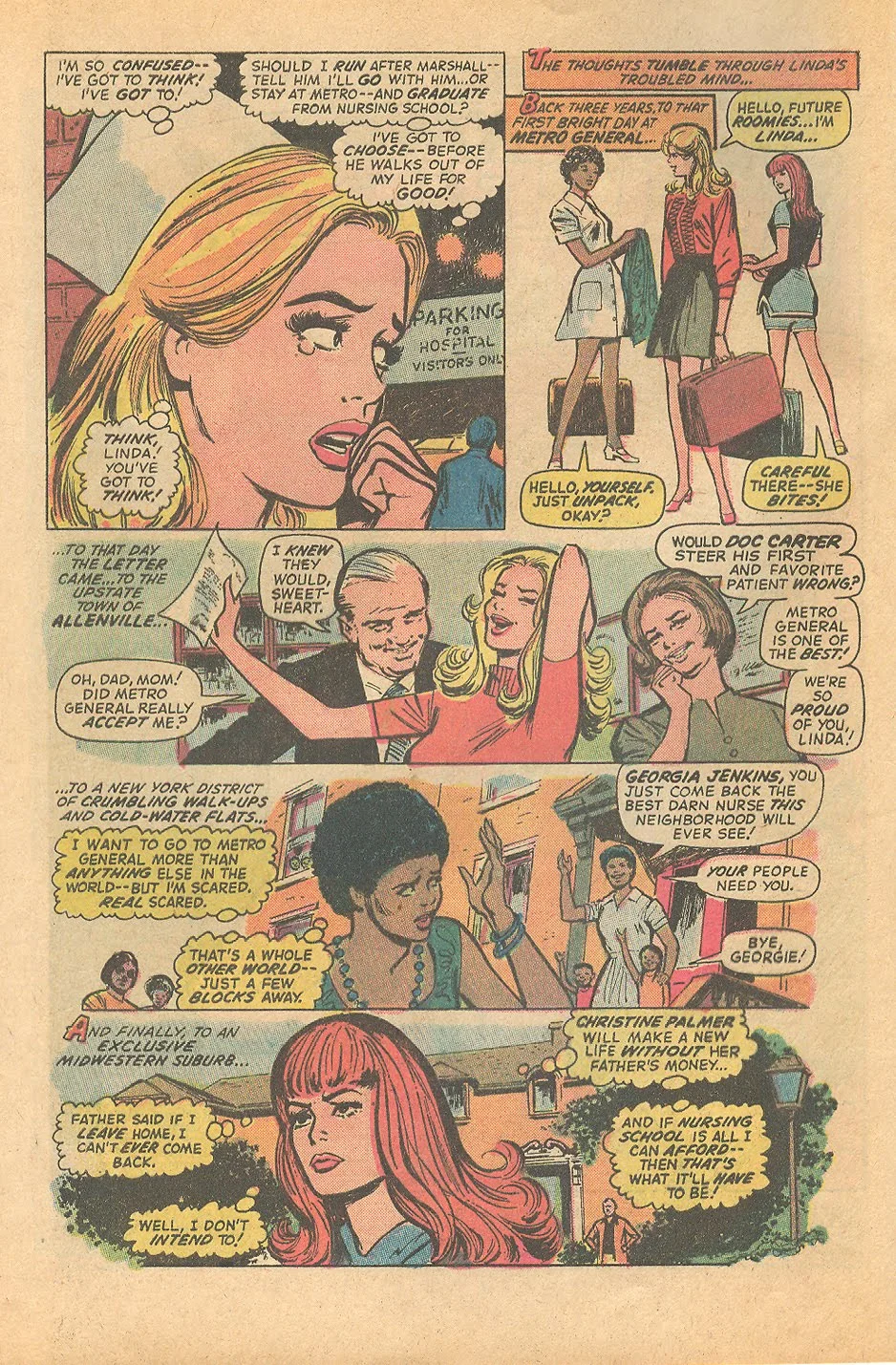 Linda Night Nurse Marvel Comics Romance Vintage 1970s Win Mortimer