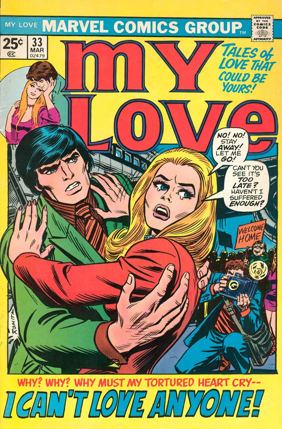 My Love #33 Paty Cockrum romance comic book artist