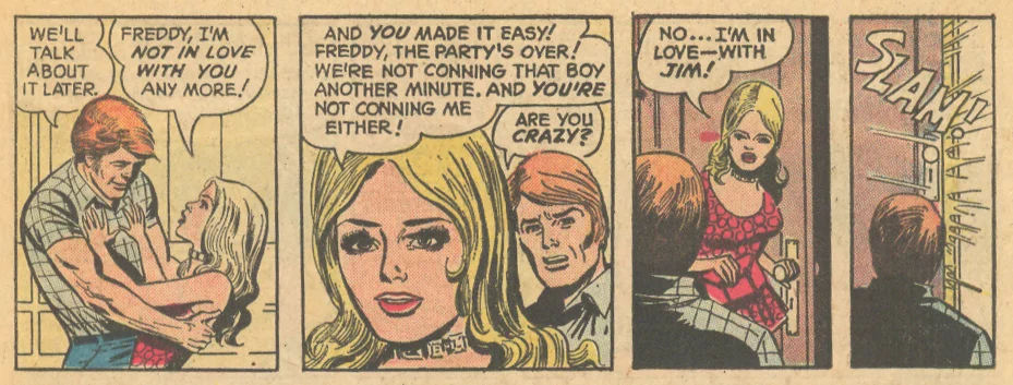 Young Love romance comic book country music
