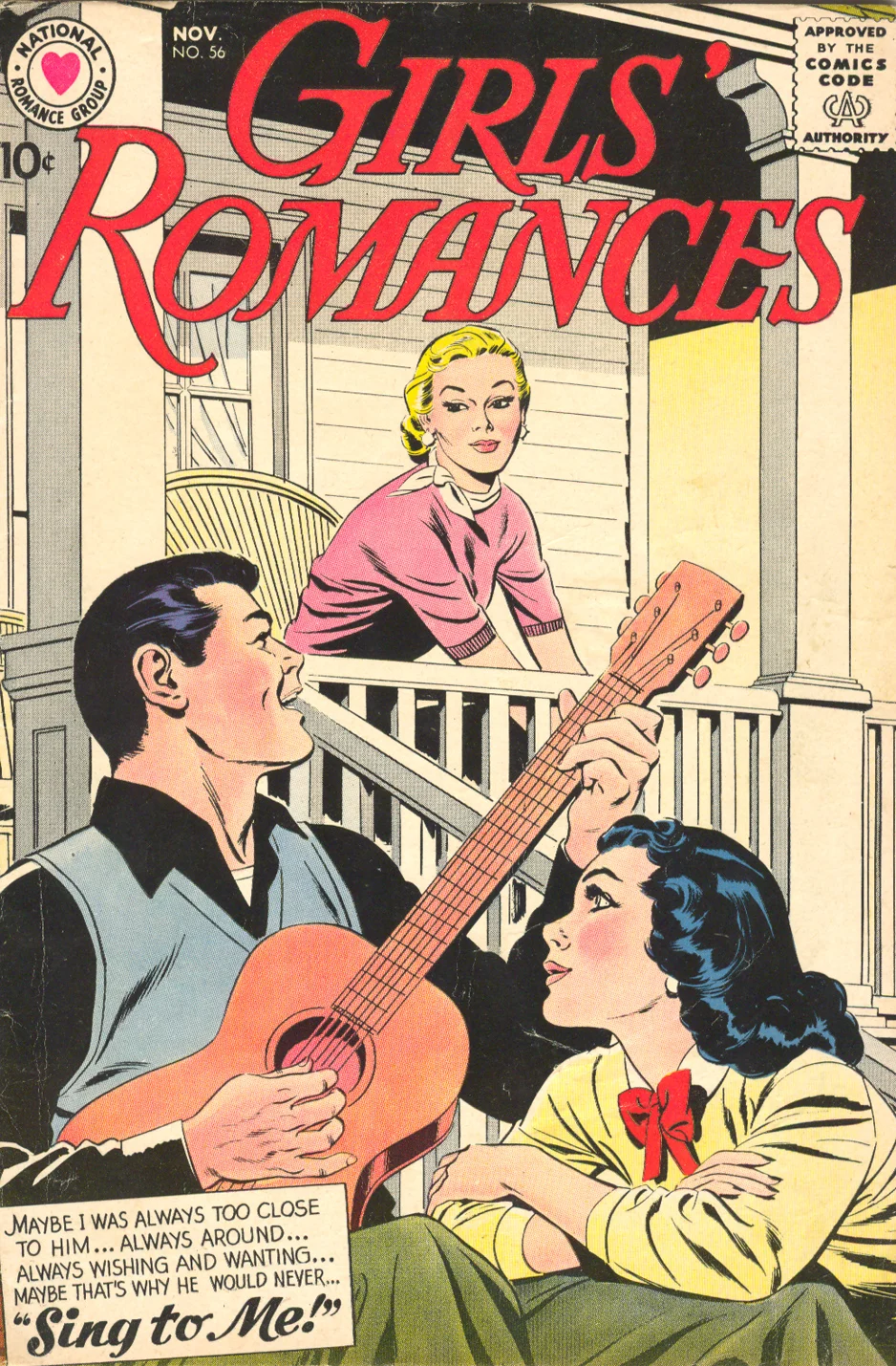 Girls' Romances #56 (November 1958) Pencils: Bernard Sachs