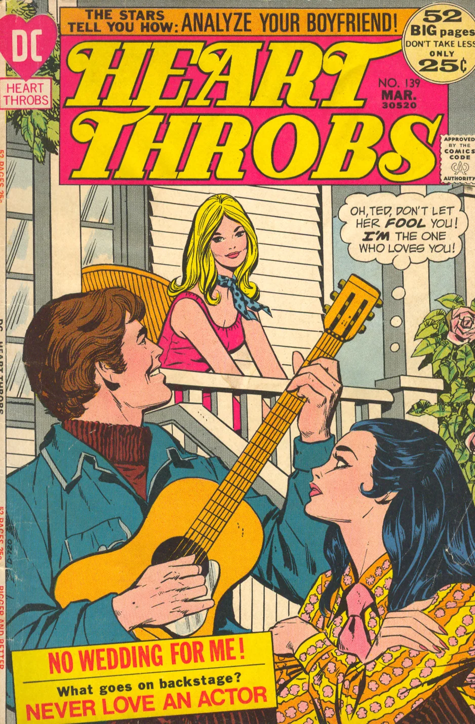 Heart Throbs #139 (March 1972)