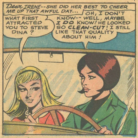 Falling in Love romance comic book story
