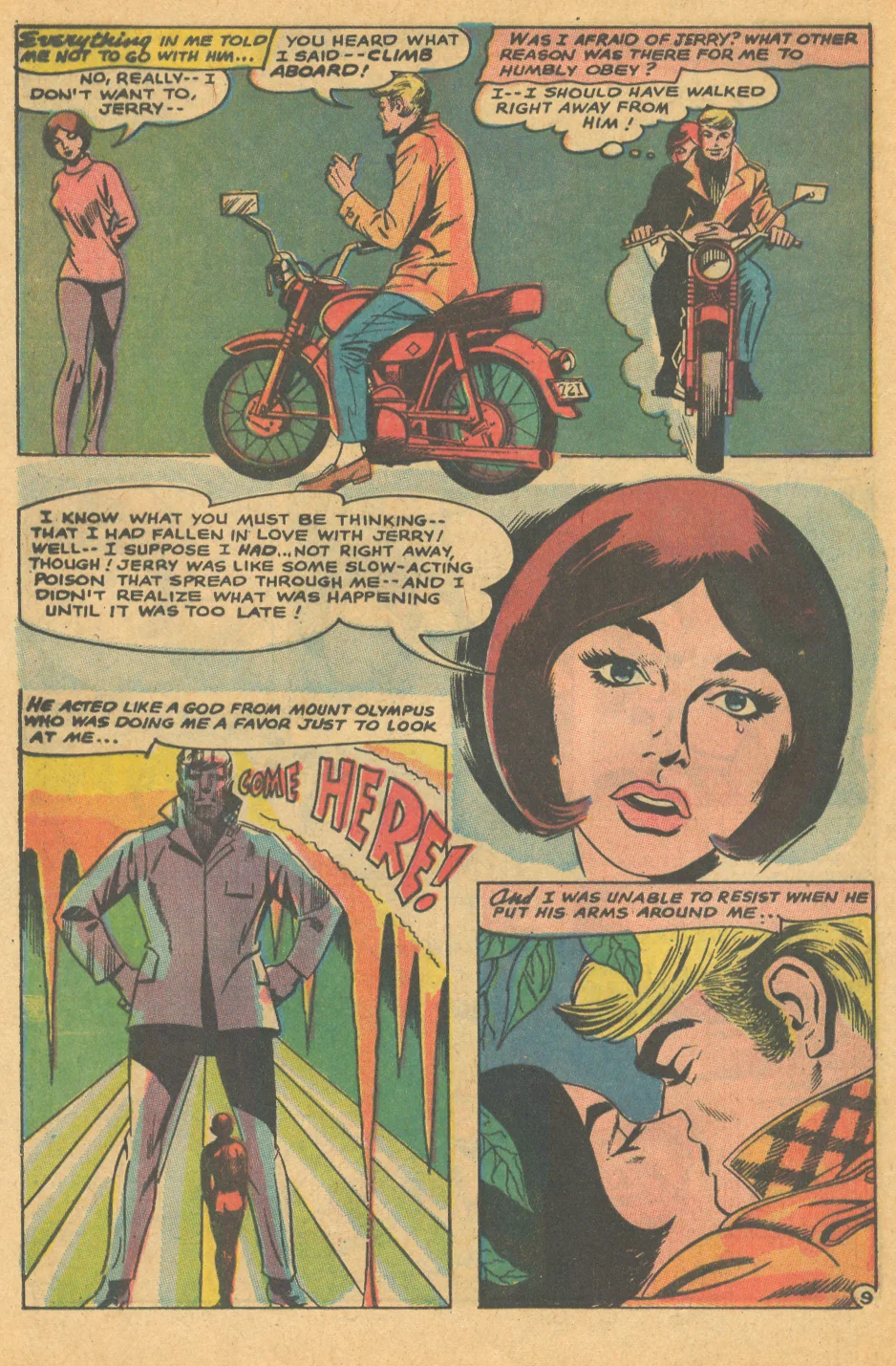 Falling in Love romance comic book story