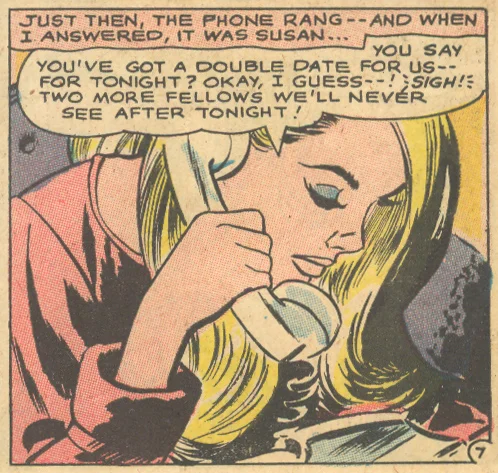 DC romance comic book sequential crush