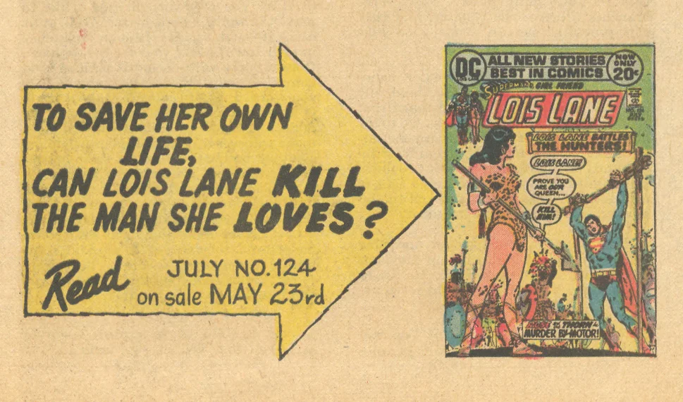 House Ad from Young Romance #184 (July 1972)
