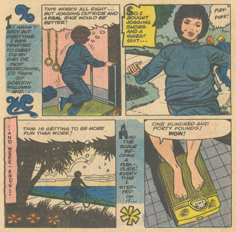 "Fat!" an Art Cappello penciled tale from Secret Romance #44 (August 1979)