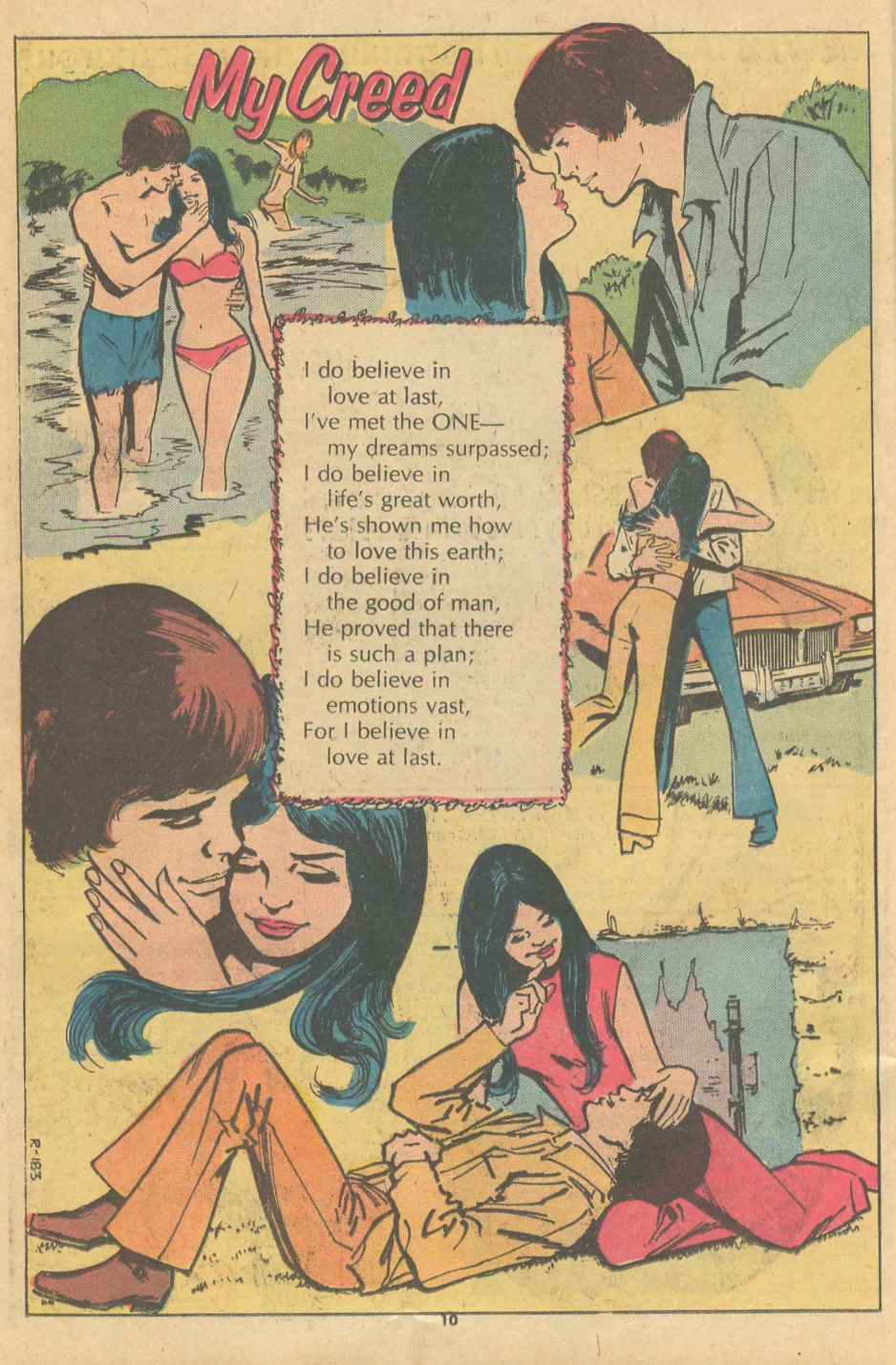 "My Creed" Young Romance #199 (May/June 1974)