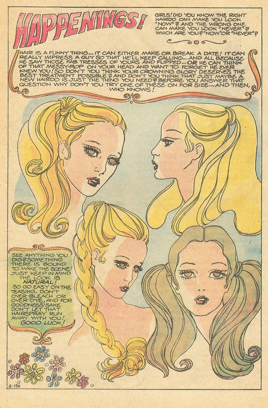 "Happenings!" Young Love #77 (November/December 1969)
