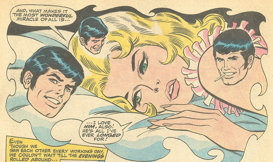 "We'll Never Meet Again!" Our Love Story #2 (December 1969) Pencils: John Buscema, Inks: John Romita