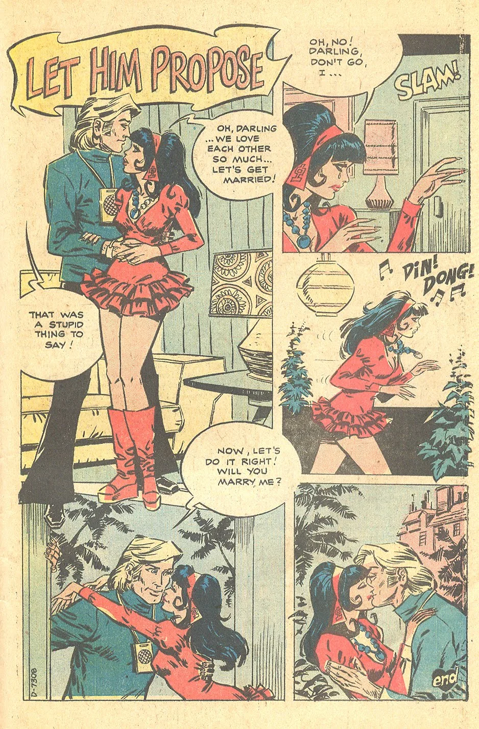 "Let Him Propose" Secret Romance #41 (November 1976)