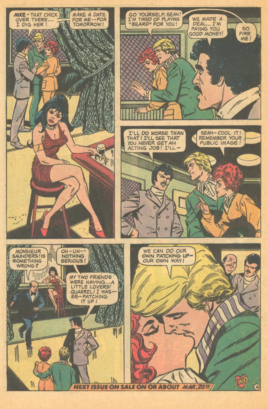 Love Stories DC Comics romance comic book