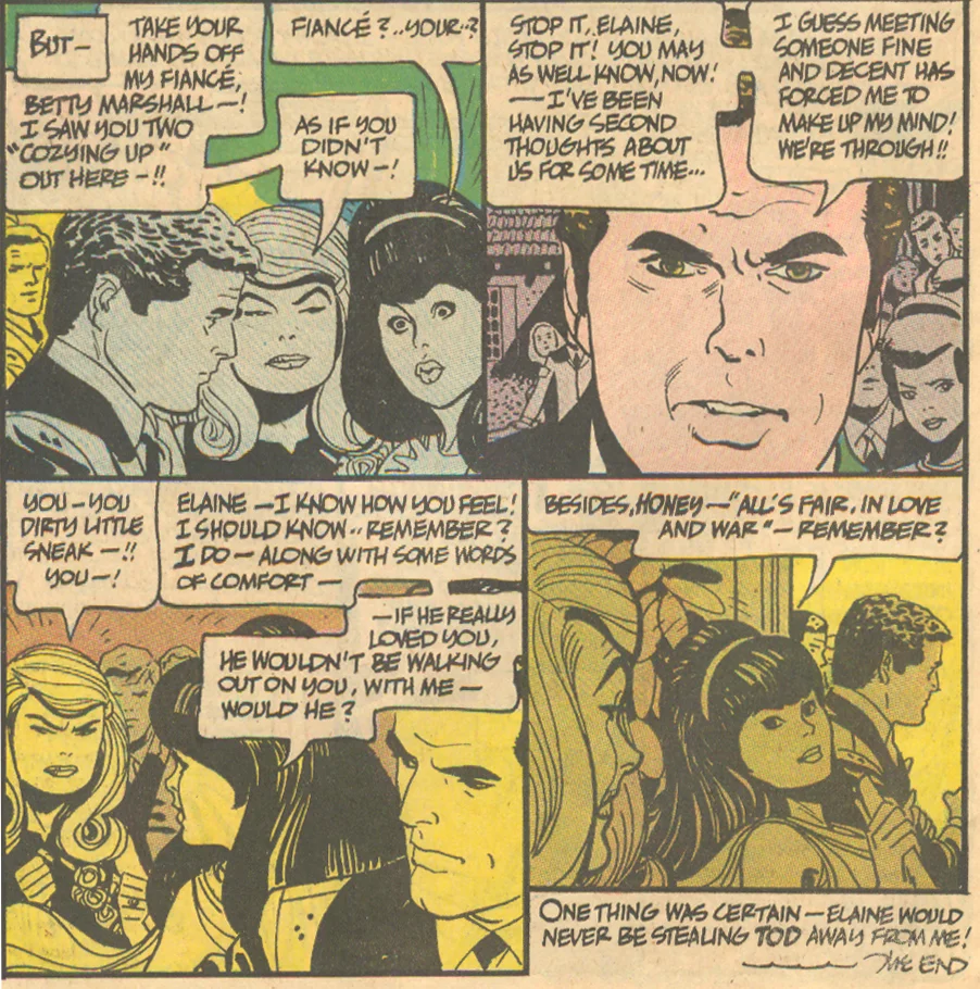 Alex Toth romance comic book DC Comics