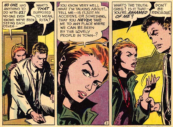 Secret Hearts #111 (April 1966) illustrated by Gene Colan