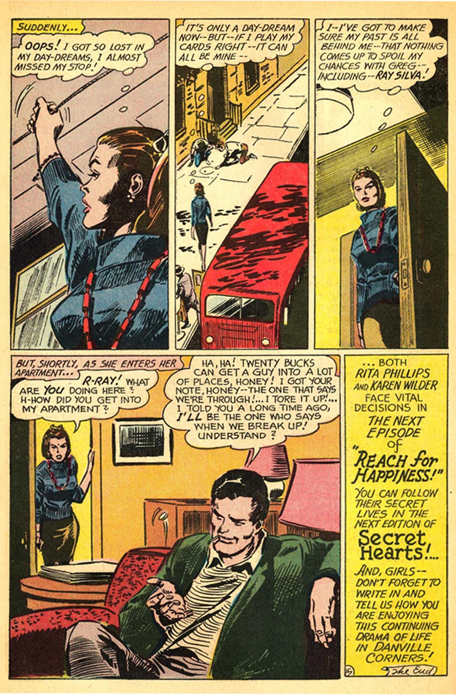 Secret Hearts #111 (April 1966) illustrated by Gene Colan