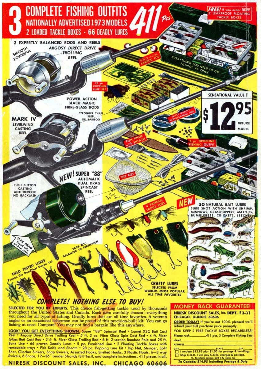 Fishing rods! Sea-Monkey necklaces! Diet aides! Wigs! The list goes on and on of advertisements from the romance comics to be thankful for!