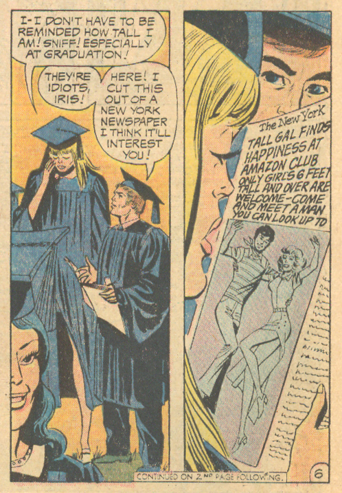  "Too Tall to Love" from Falling in Love # 130 (March 1972)