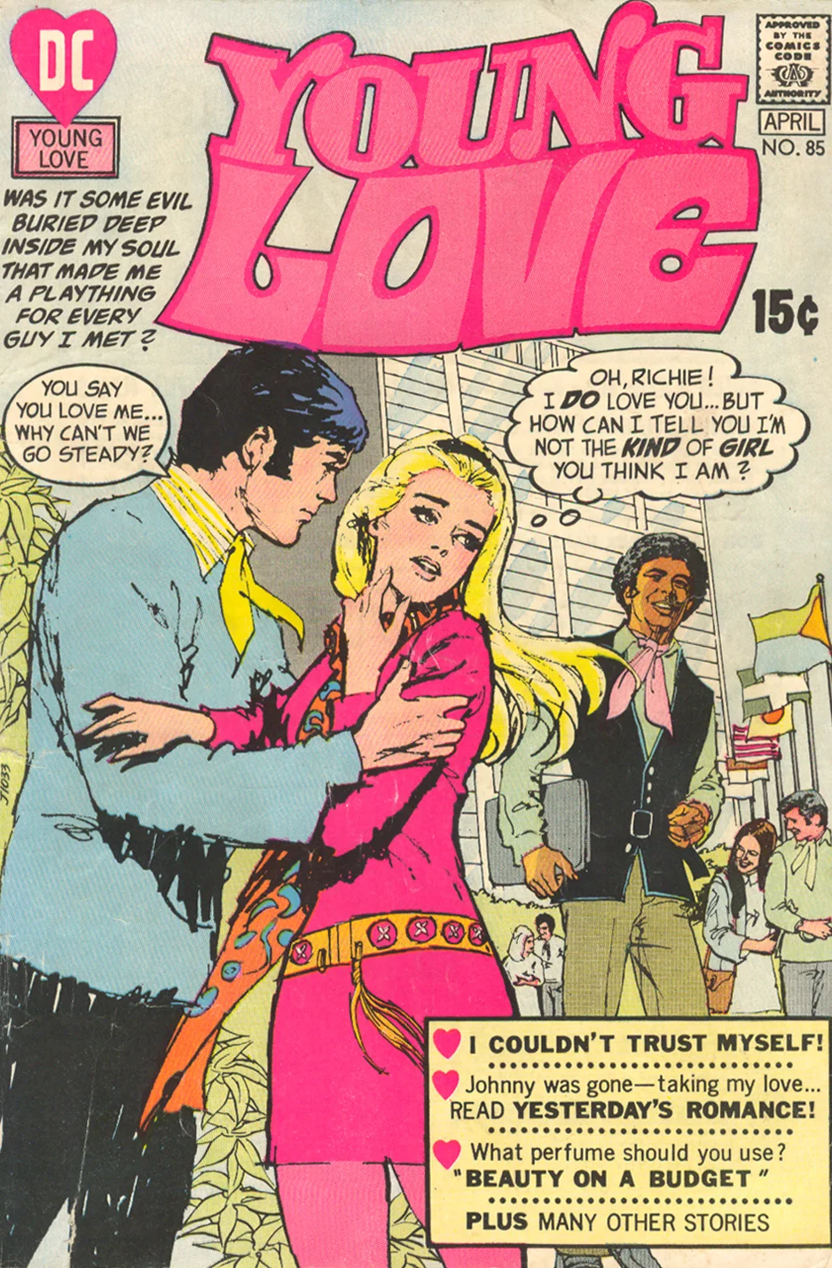 Young Love #85 (March/April 1971) Cover by Tony DeZuniga