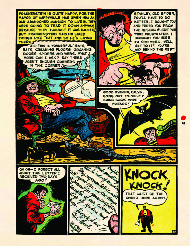  "Frankenstein's Wife" from the Prize title, Frankenstein Comics #1 (1945) Sequential Crush