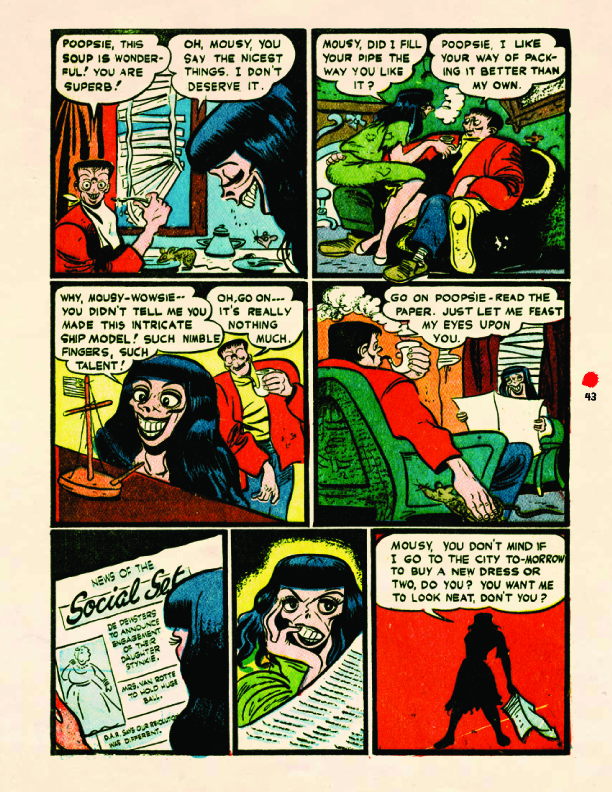 "Frankenstein's Wife" from the Prize title, Frankenstein Comics #1 (1945) Sequential Crush