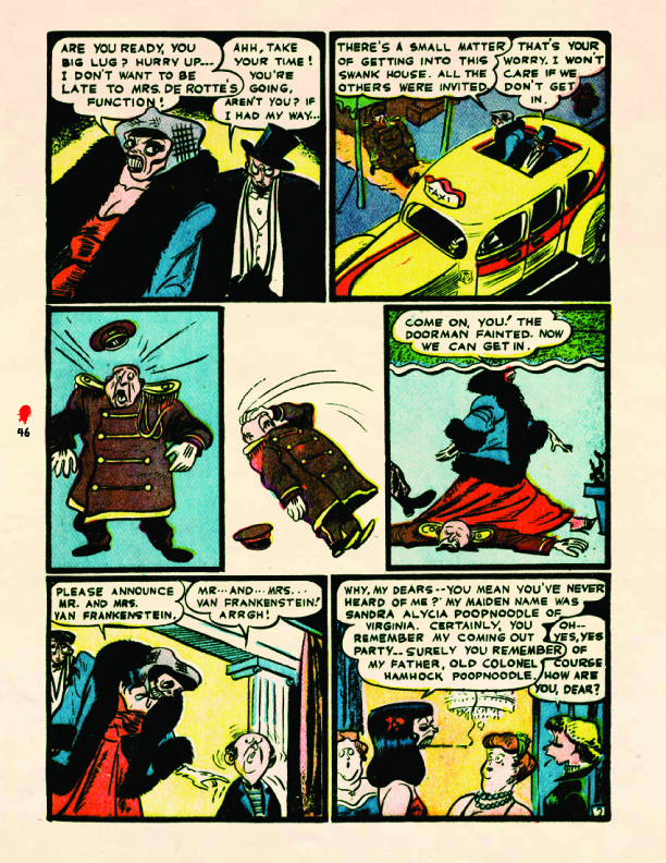  "Frankenstein's Wife" from the Prize title, Frankenstein Comics #1 (1945) Sequential Crush