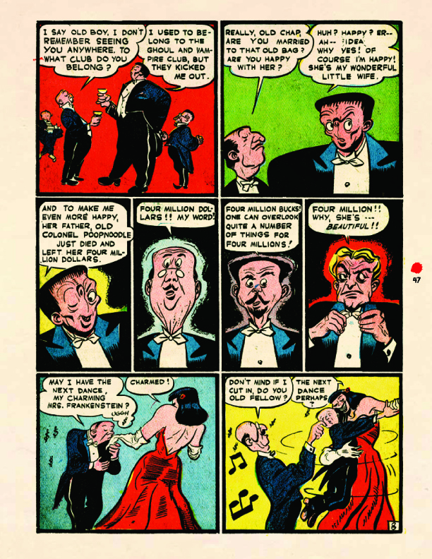  "Frankenstein's Wife" from the Prize title, Frankenstein Comics #1 (1945) Sequential Crush