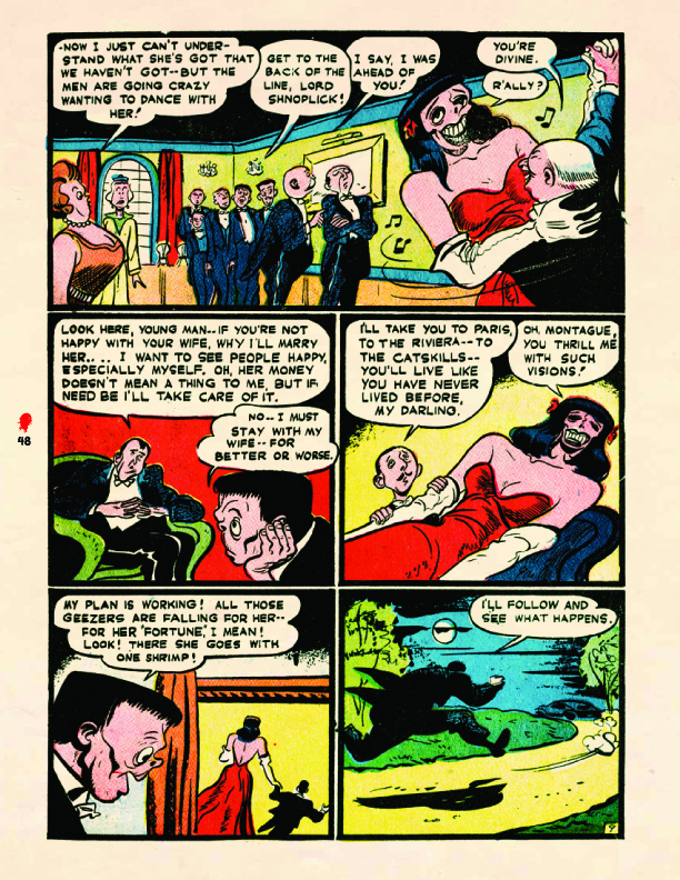  "Frankenstein's Wife" from the Prize title, Frankenstein Comics #1 (1945) Sequential Crush