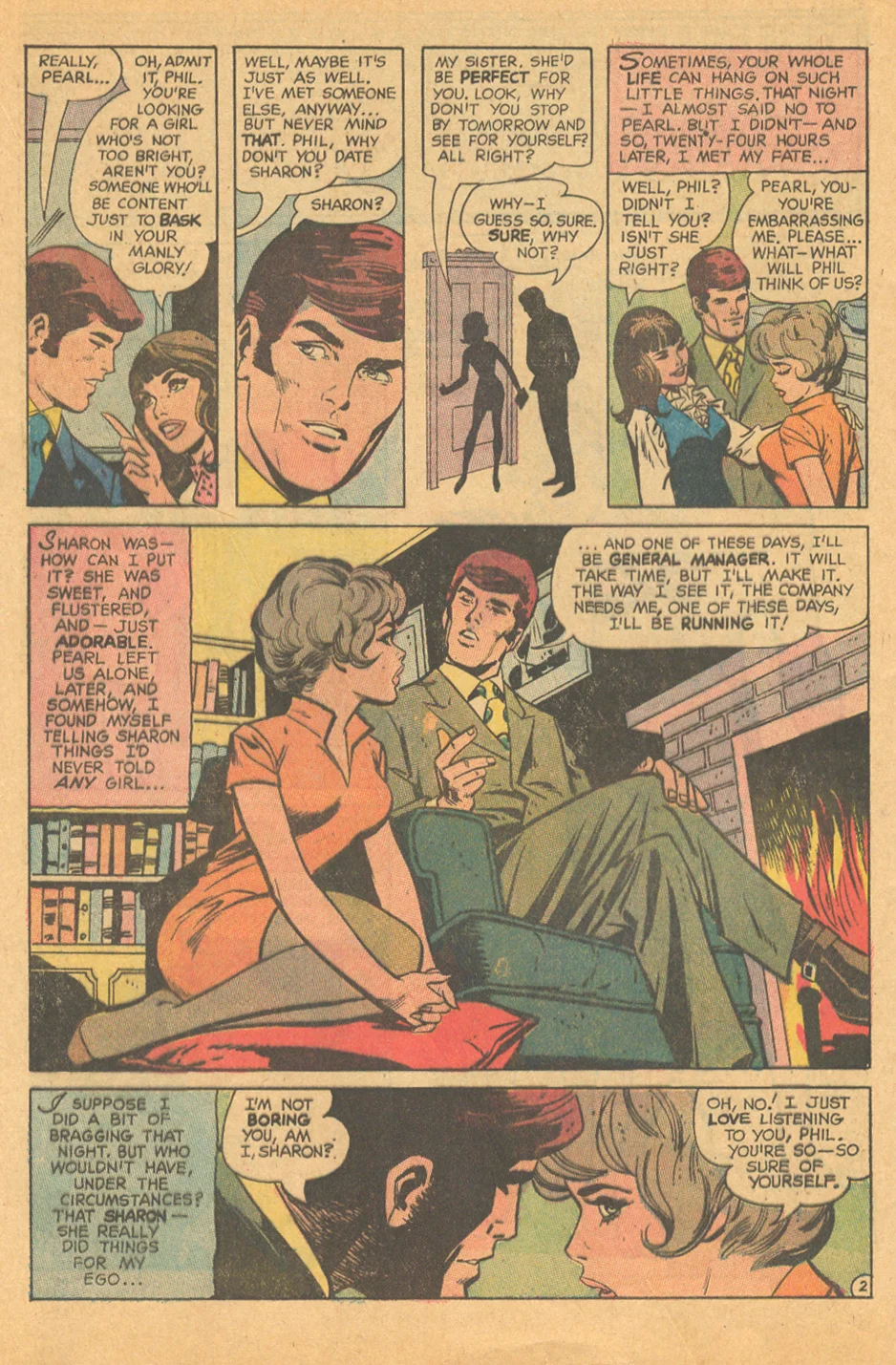 Art Saaf Vince Colletta romance comic book