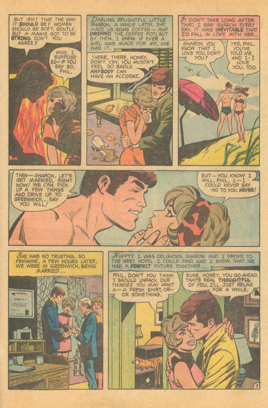 Art Saaf Vince Colletta romance comic book