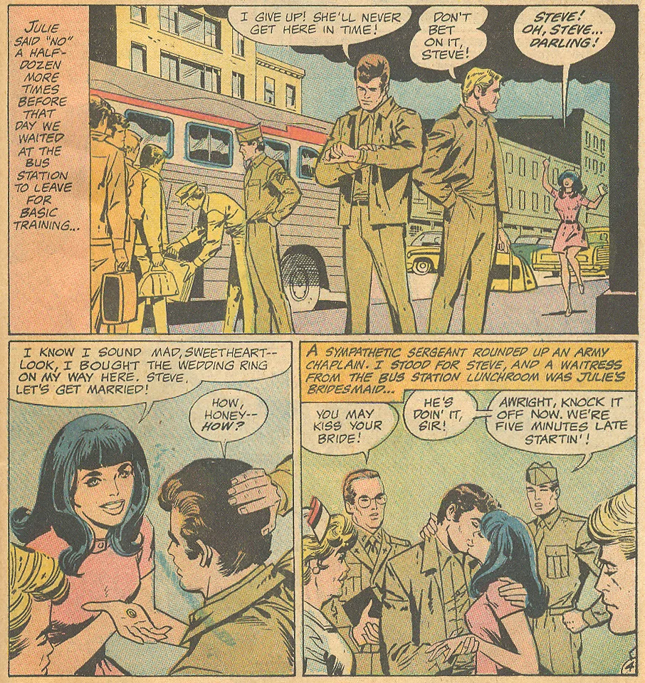 Vietnam war romance comic book desertion