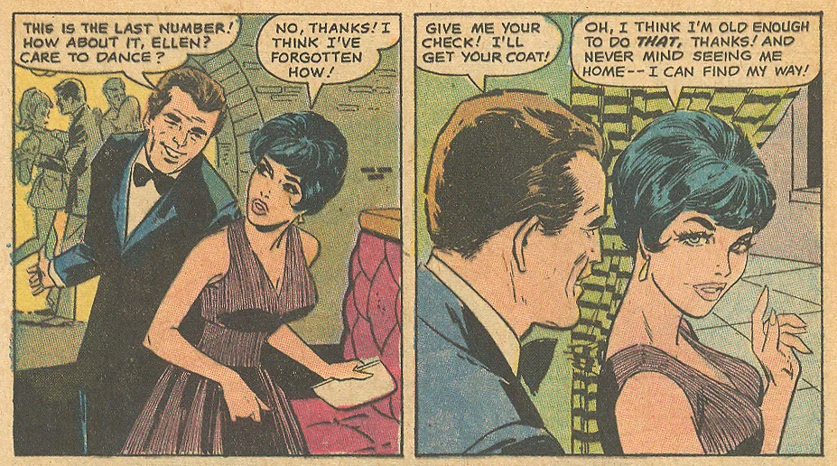 "Too Old for Love!" Falling in Love #122 (April 1971) Penciled by Saaf and inked by Colletta