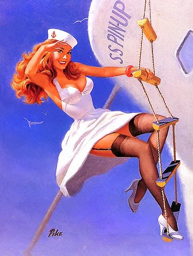 Jay Scott Pike pin-up art