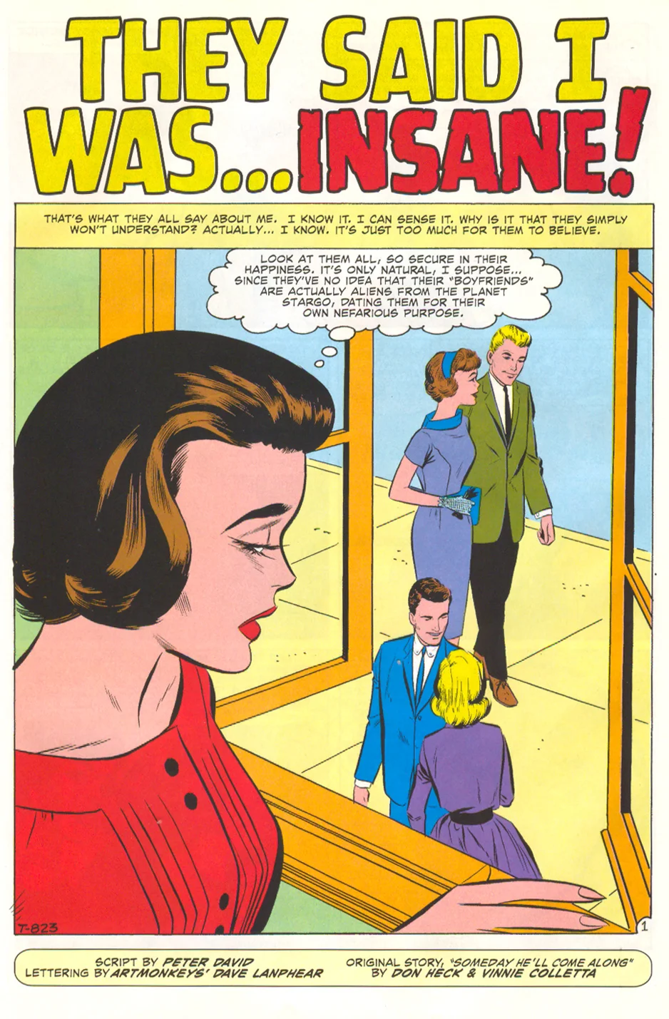 Marvel Romance Redux issue Love is a Four Letter Word from August of 2006