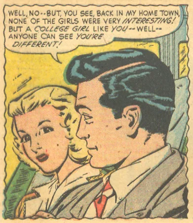 vintage romance comic books sequential crush