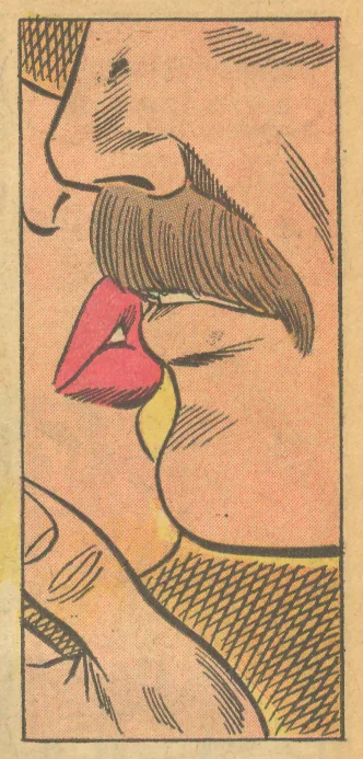 But in the end, sometimes it is the guy with the mustache that wins over the girl's heart!!! "First Date!" Falling in Love #142 (August/September 1973)
